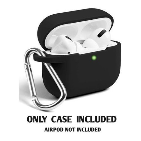 For Airpods Pro Case For Pods Silicone Case AirPods Pro -Black