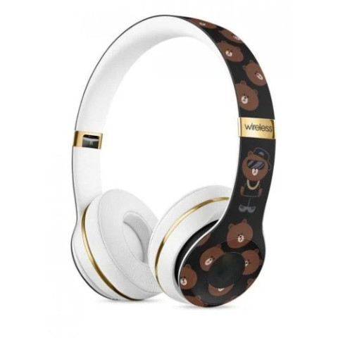 Wireless On-ear Headphones - Brown toned